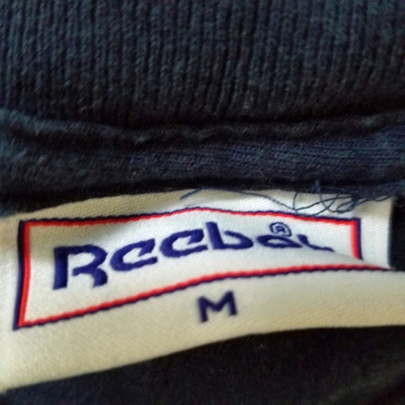 REEBOK Vintage Men's Short Sleeve T-shirt Size M Blue - Picture 2 of 3